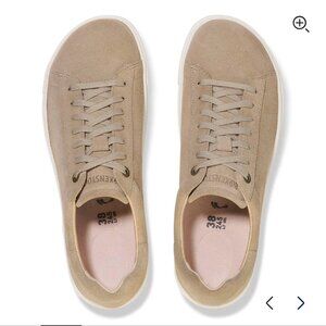 Birkenstock Bend Low Sneakers Men's Size 41 Taupe Suede NEW Comfort Boho